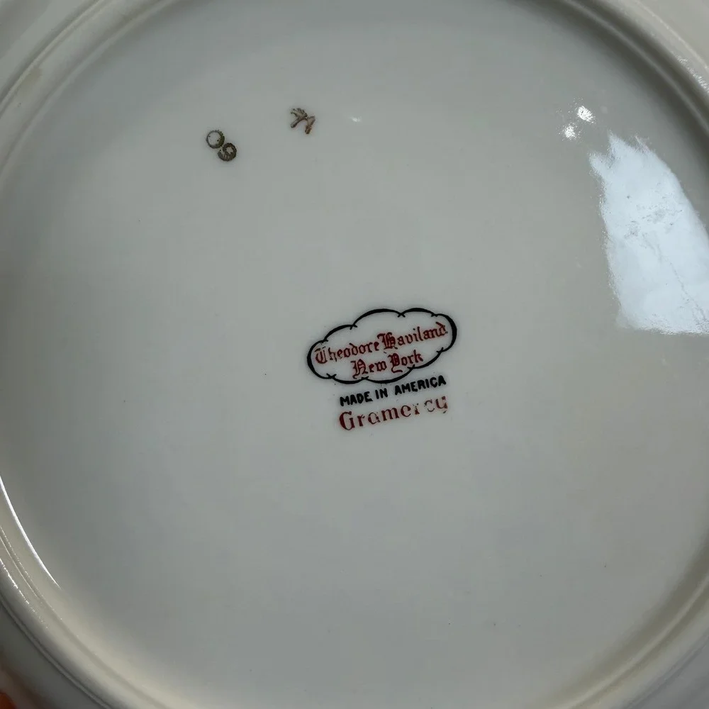 Theodore Haviland Gramercy Plates Set of 4 8.25